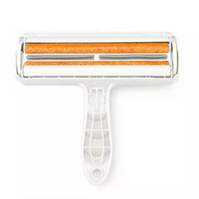 Rouleau Aspirateur Manuel pour Poils d'Animaux, Brosse de Nettoyage, Enlève les Surplus de Chat et Chien, pour la Voiture, les Vêtements, le Canapé, le Tapis, Peigne: Yellow