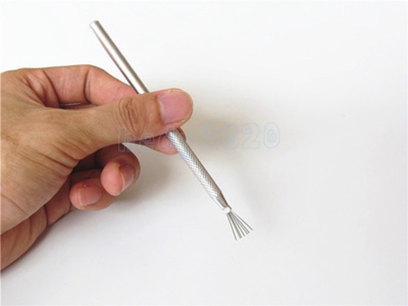 Juego de 50 Uds de herramientas de arcilla de cerámica de 7 pines con textura de alambre y aguja Pro, herramientas de modelado de esculturas cerámicas, cepillo de textura de cerámica: 7