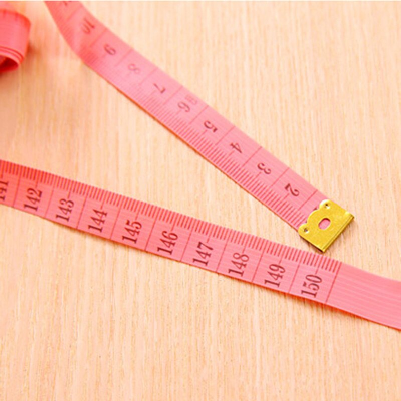 Junejour 1.5M Sewing Ruler Meter Sewing Measuring Tape Body Measuring Ruler Sewing Tailor Tape Measure Soft Random Color