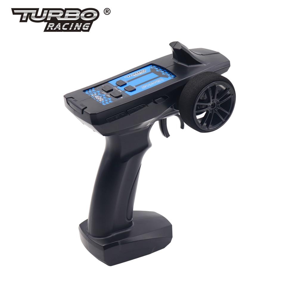 Turbo Racing P50 91805G-VT 2.4GHz 4CH Radio Transmitter Remote Controller with Receiver for RC Car Boat