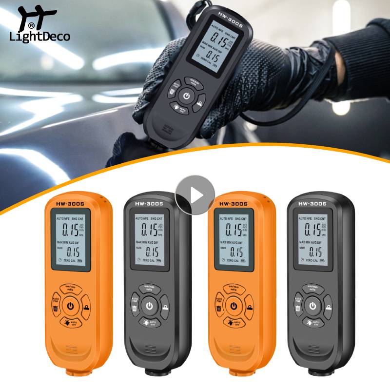 0-2000um Digital Glasur Dicke Messgerät Breite Messung Instrumente Wagen Farbe Film Dicke Tester Messung Handbuch Werkzeug