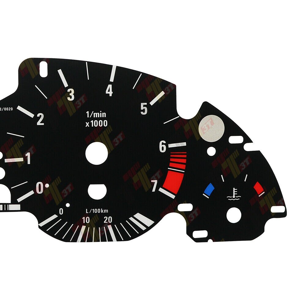 Gauge Face Overlay for BMW E38 E39 E53 X5 Instrument Cluster 240km/h 320KM/H