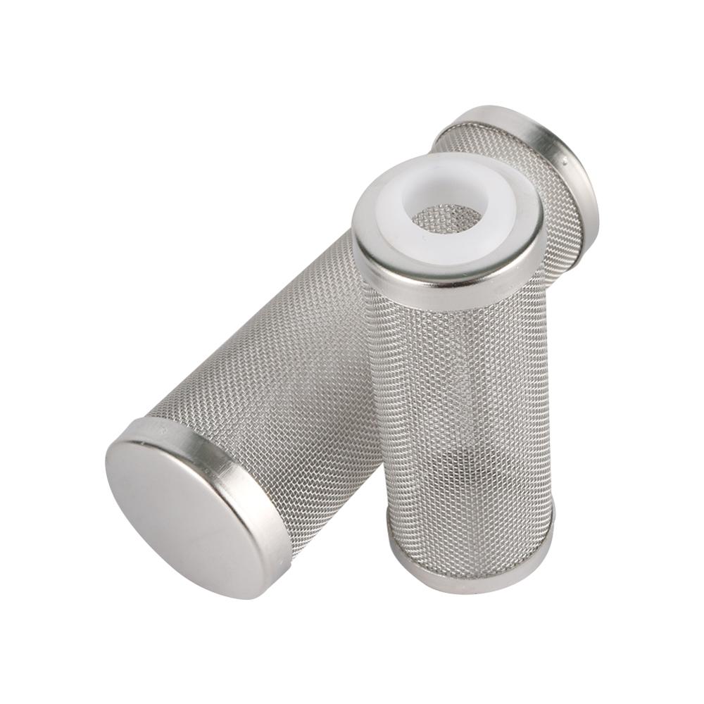 12mm/16mm Fish Tank Filter Stainless Steel Case Mesh Shrimp Nets Special Cylinder Filters Inflow Inlet Protect Aquarium Fittings