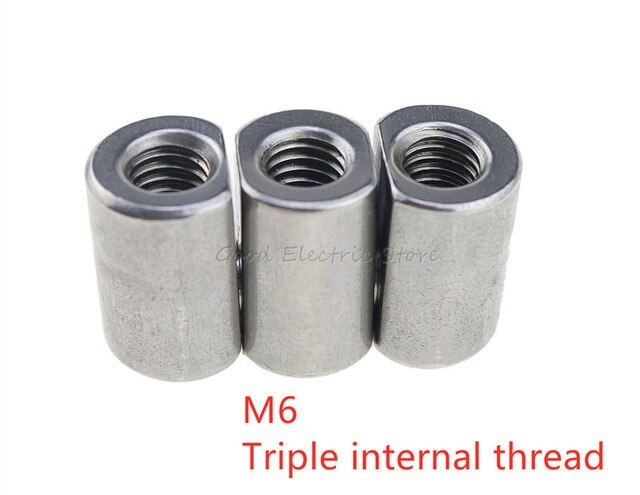 201 Stainless Steel Triple Hinge M6/M8 Internal and External Screws 201 Stainless Steel Triple-ply Distribution Box Hinge: M6 Internal thread N