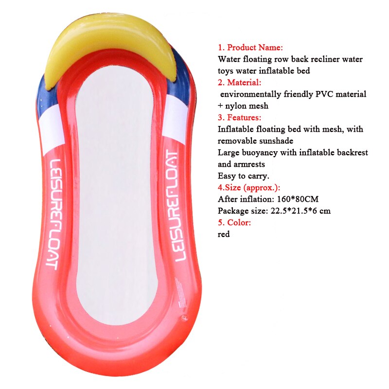 2 Pairs Fun Summer Log Flume Joust Swimming Pool Inflatable Float Game Set Toy Big Air Mattresses Water Toy Water Inflatable Bed