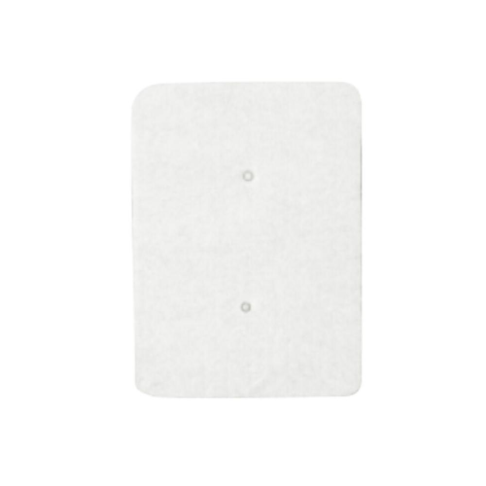 50 stk/parti smykker øreringe ørestikker hængende holder display hænge papir pap kort kraftpapir pakke til fest 2.5*3.5cm: Hvid