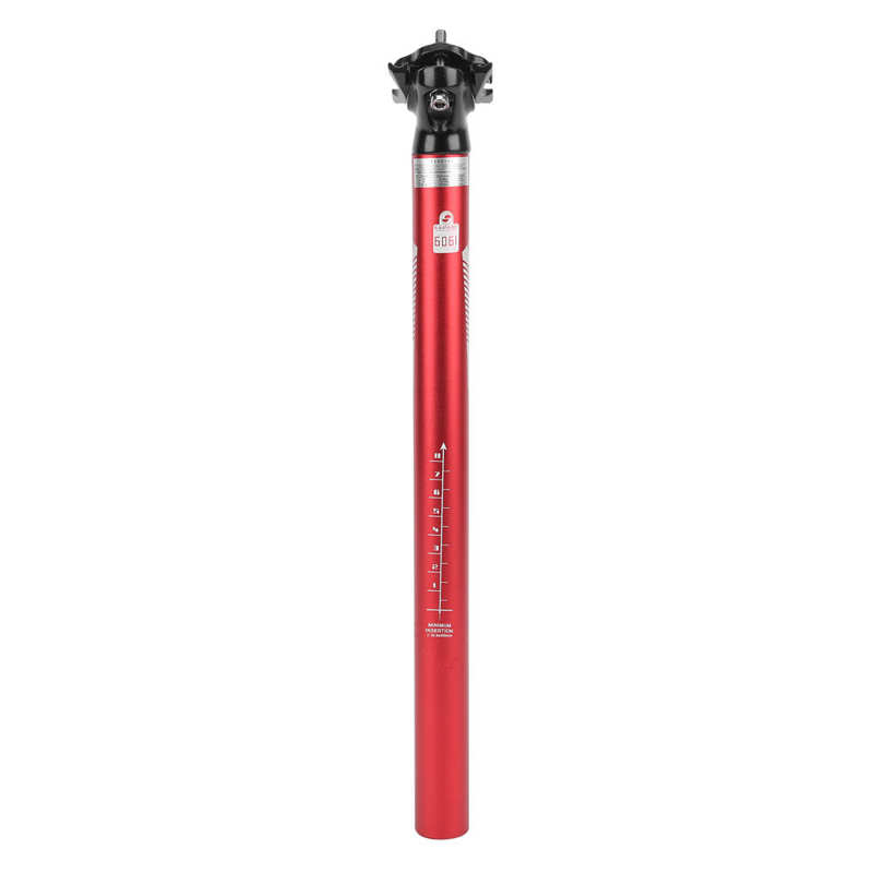 Fiets Zadelpen 27.2/30.9/31.6Mm Mountainbike Zadelpen Fiets Verstelbare Aluminium Zadel Post 400Mm zitbuis: 30.9mm Red