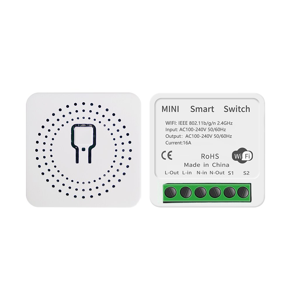 2 wege-app-steuerung, 16a tuya zigbee 3.0 wlan-smart-lichtschalter, diy-smart-home-automatisierungsmodul für alexa und google smart home: W-lan