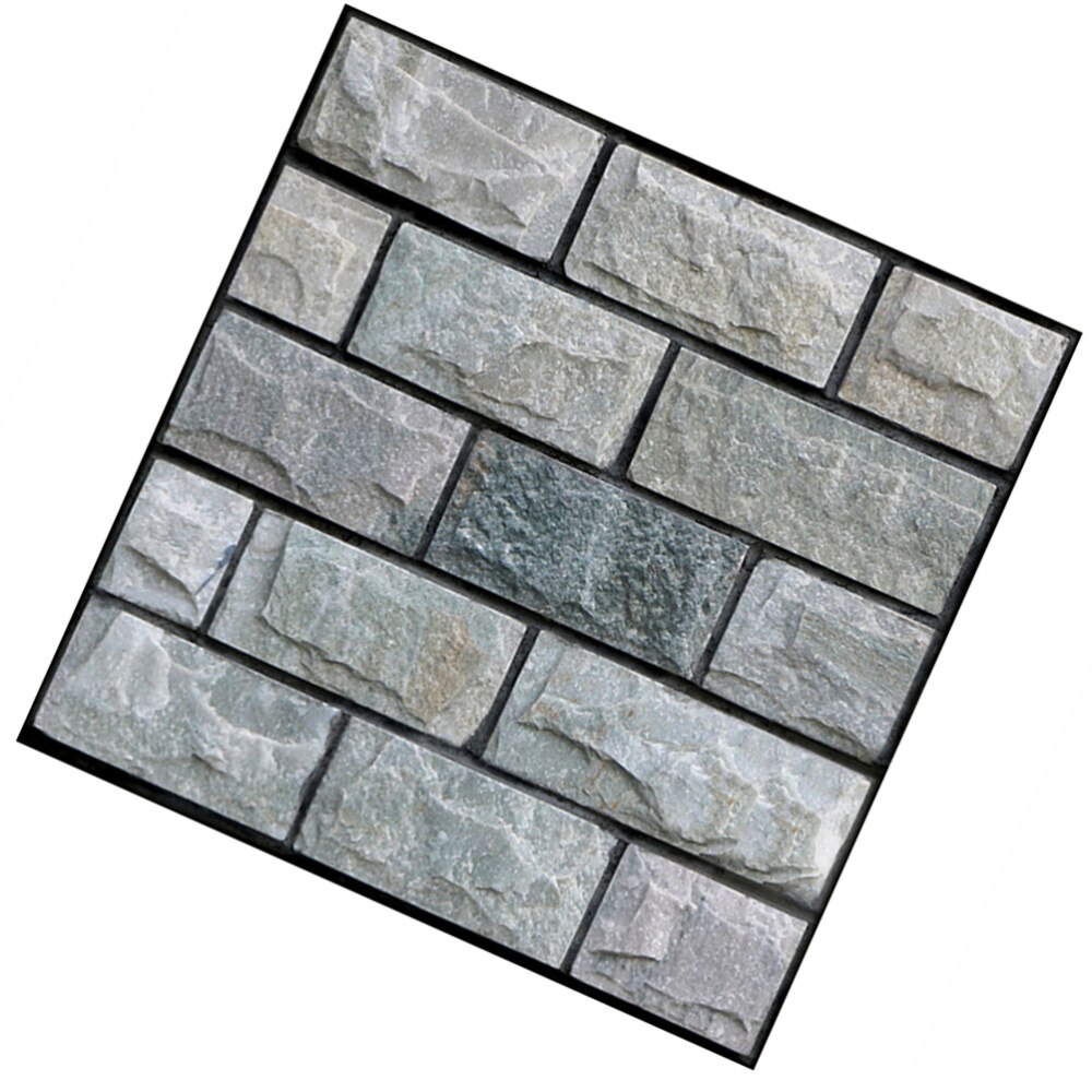 3D Zelfklevende Baksteen Patroon Behang Moderne Muur Achtergrond Tv Decor Behang Voor Slaapkamer Woonkamer 30X30cm (Patroon)