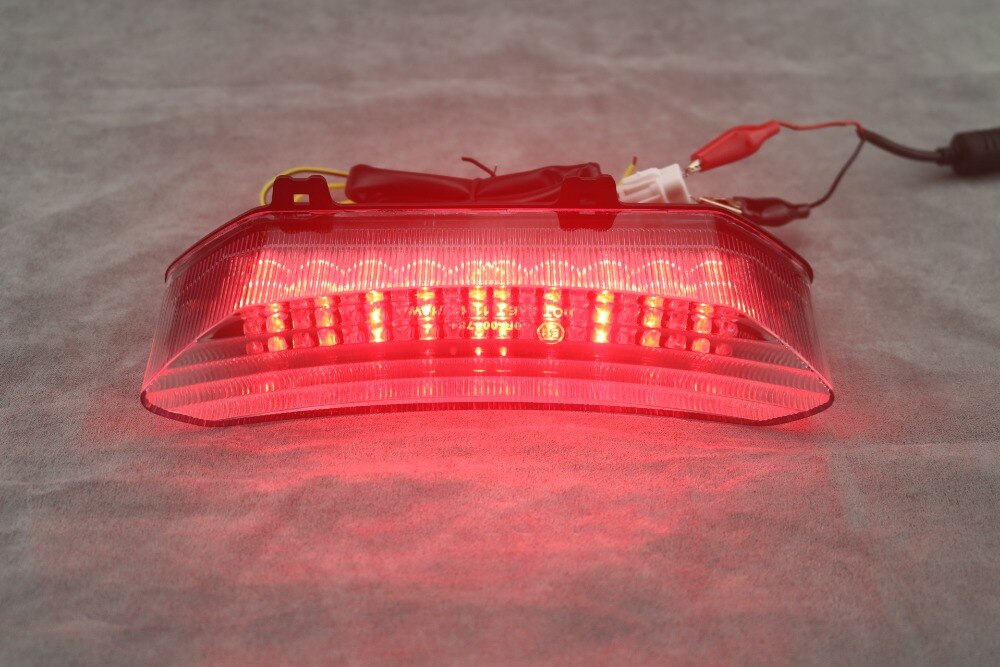 Motocicleta led turn signal luz traseira da cauda para yamaha r1 2002 2003