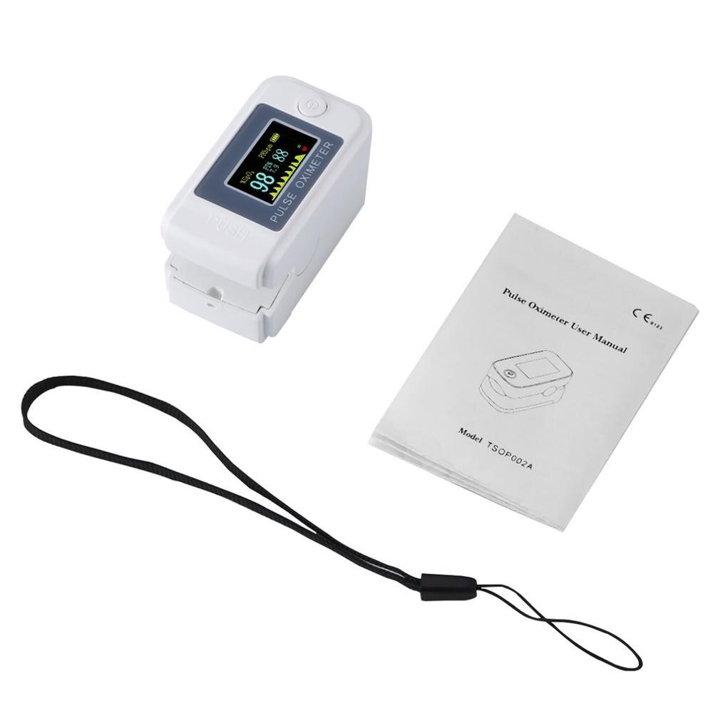 Finger Clip Oximeter Pure Heart Rate Monitoring Device Pulse Oximetry Measuring Blood Oxygen Finger Clip