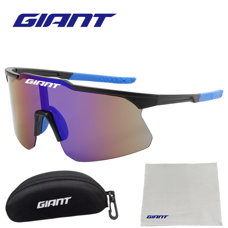 Gafas de sol gigantes para deportes al aire libre, ciclismo, bicicleta, conducción, viajes, se pueden combinar con caja de tela para gafas, hombres y mujeres,: Morado