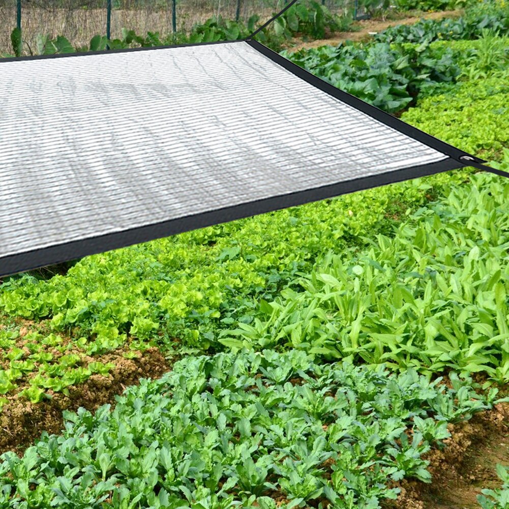 Zonnescherm Doek Aluminiumfolie Shading Netto Zon Weerspiegelen Shading Netto Uv-bestendig 75% Schaduwdoek Voor Tuin Patio Bloem plant