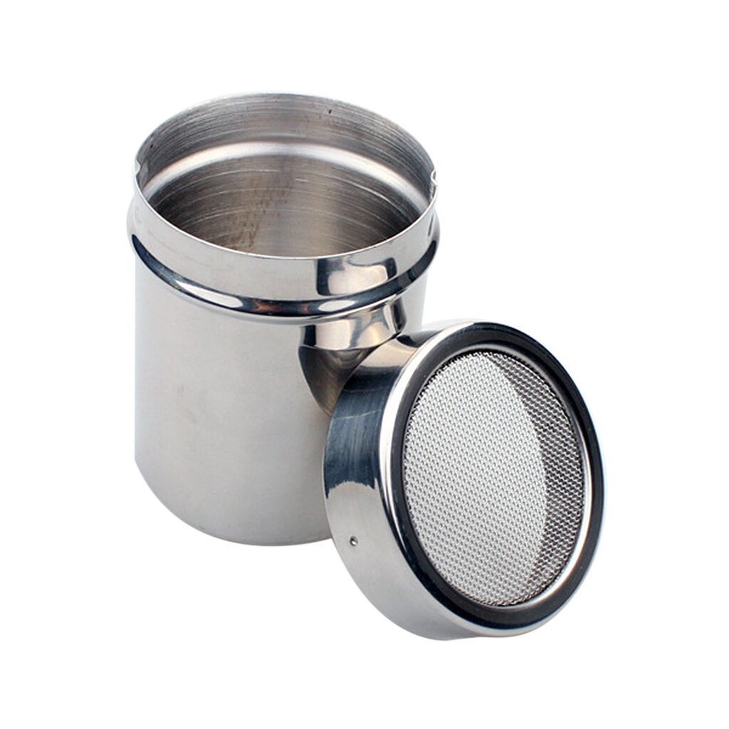 Stainless Chocolate Cocoa Flour Shaker Icing Sugar Sprinkler Coffee Duster
