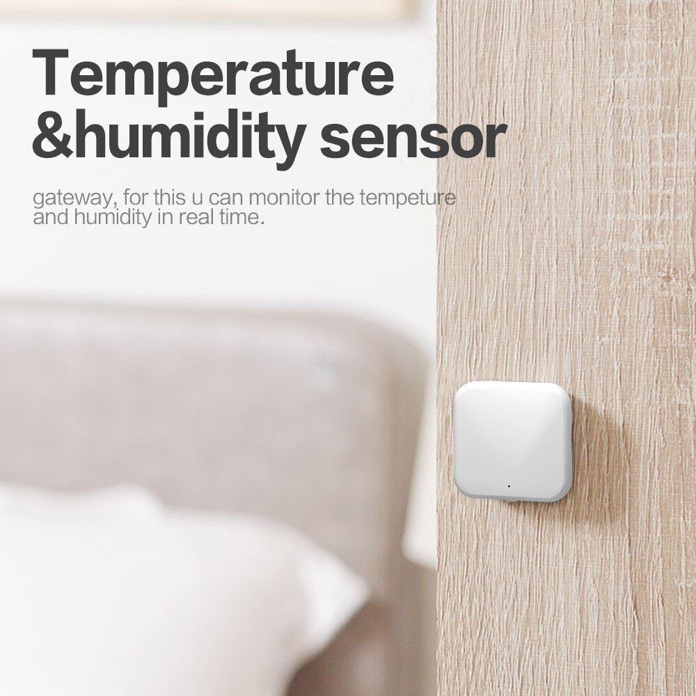 Zemismart Homekit Sensor Kit Tuya Zigbee Hub ZMHK-01 Smart Control PIR Sensor Door Window Sensor Temperature Humidity Sensor
