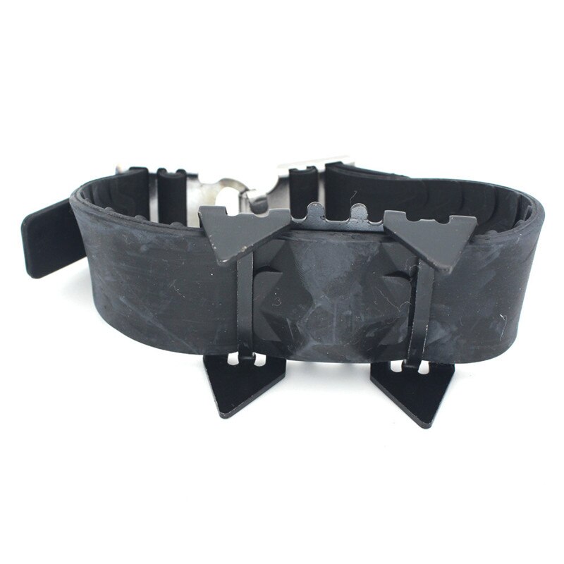 Ganchos de seguridad antideslizantes para zapatos, pinzas para zapatos de escalada en hielo, crampones universales para exteriores, tracción para zapatos, 4 estude