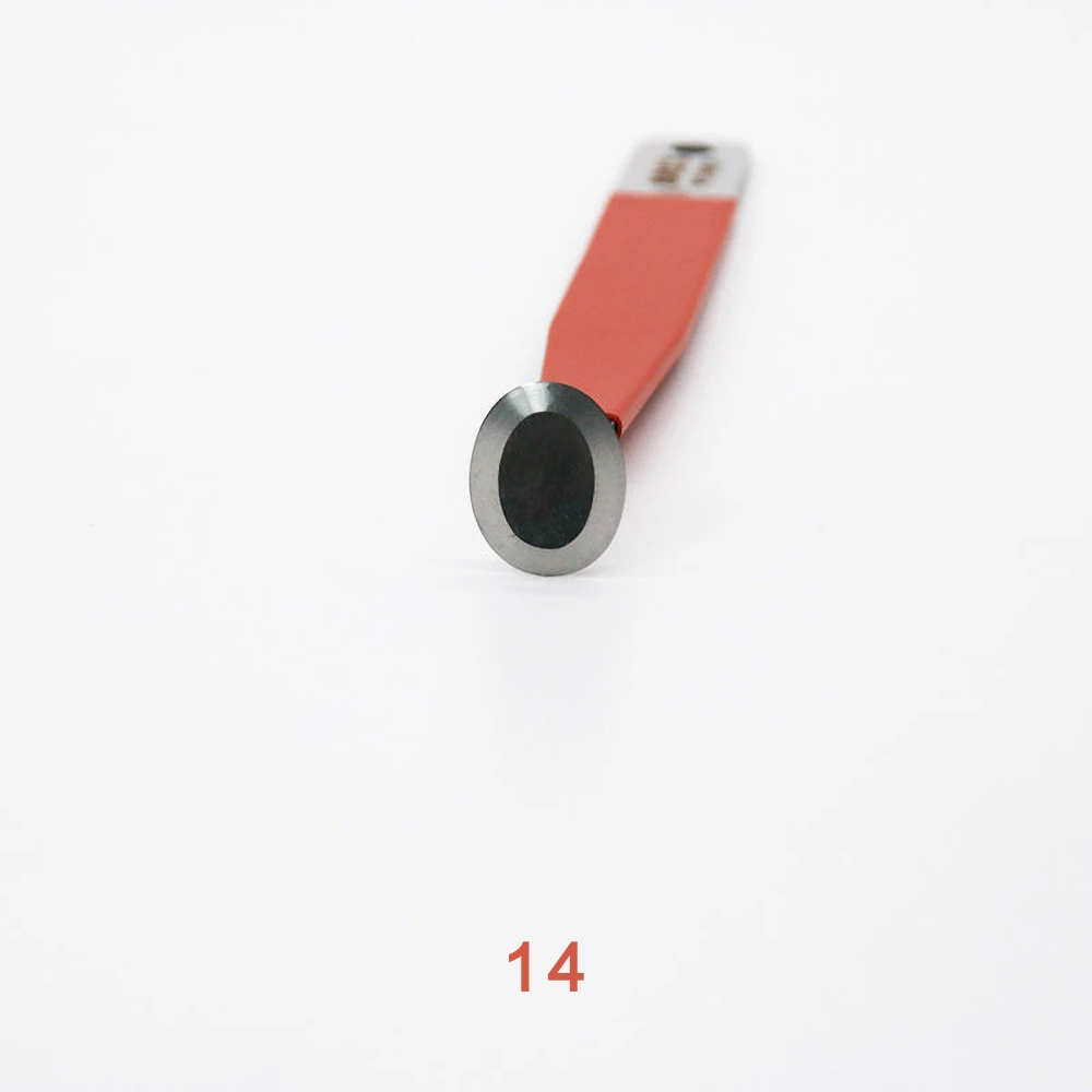 Cuchillo de acero de tungsteno, herramienta de corte de Cuchilla de recorte en blanco, resistente al desgaste, de aleación superdura, tamaño pequeño: 14