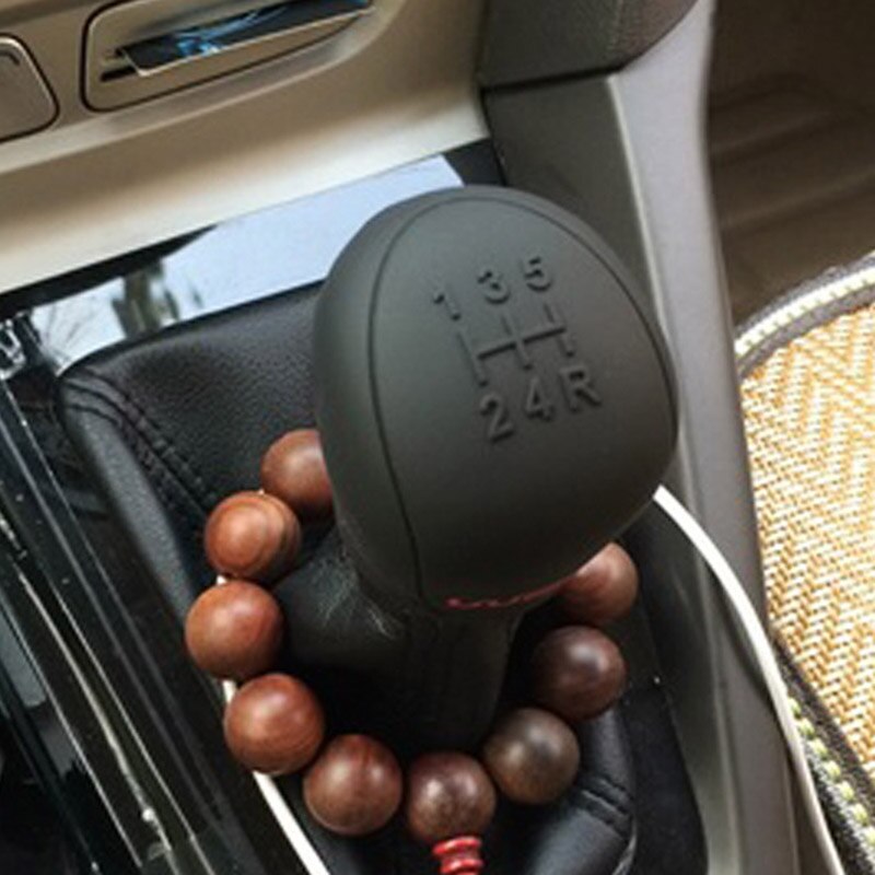 Cubierta de palanca de cambio de marchas de coche, cubierta de freno de mano de silicona, cubiertas de freno de mano de coche, collares de cambio de marchas Manual, Interior de coche, 1 Juego