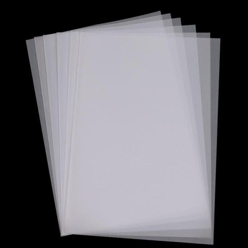 100 Stuks Transfer Papier Zwavelzuur Tracing Papers Kalligrafie Kopieerpapier Voor Diy Techniek Tekening Schilderen Schrijven Levert