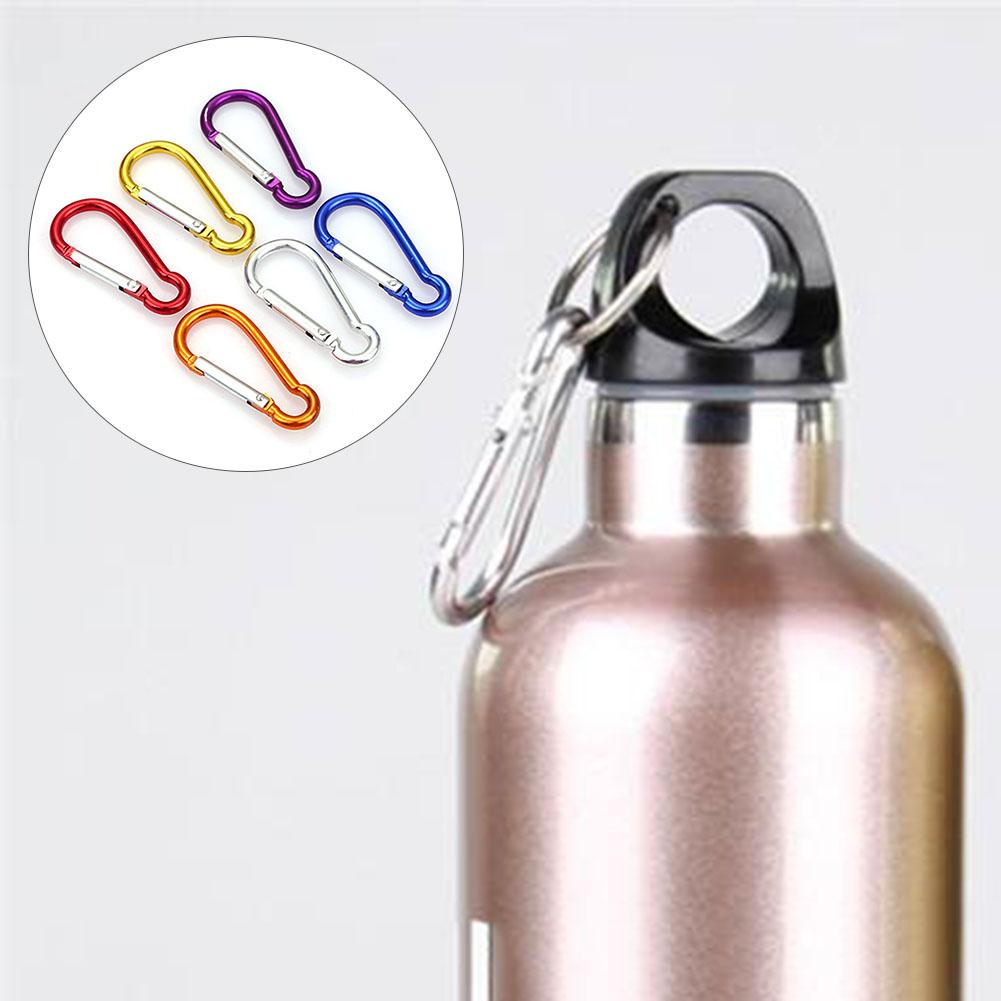 20Pcs Aluminium Karabijnhaak Sleutelhanger Clip Outdoor Camping Sleutelhanger Karabijnhaak Water Fles Gesp Reizen Kit Klimmen Accessorie