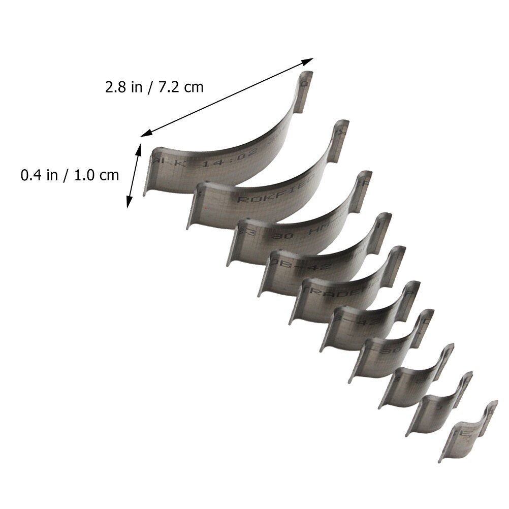 10pcs Corner Edges Trimmers Leather Edges Trimmer Wallet Belt Corner Cutter