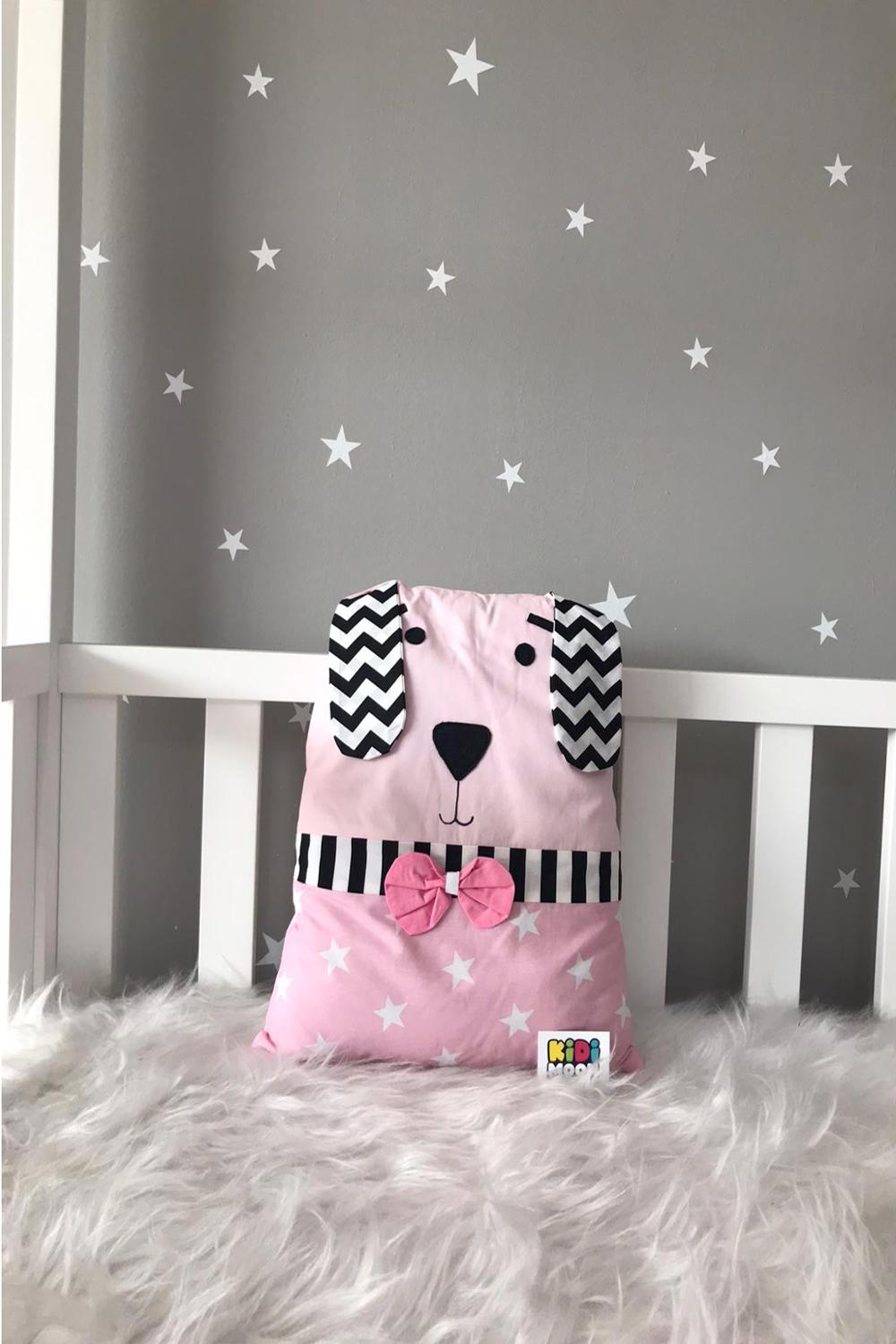 Jaju Baby Kidimoon Oor Zigzag Hond Wieg Bescherming Decor Kussen