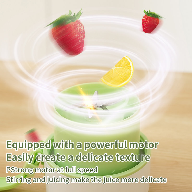 LED Digital Display Portable Juicer Bottle USB Charging Juice Cup Home Multi-functional Automatic Fruit Blender For Home Kitchen