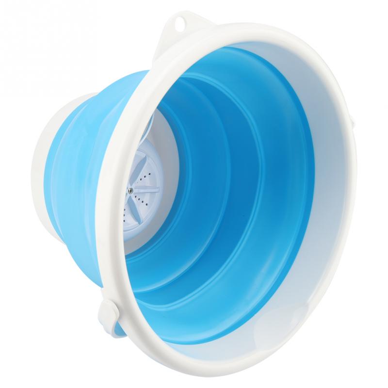 Ultrasonic Portable Turbo Automatic Electric Roller Mini Washing Machine Quick Clean Washing Tool USB 110-240V