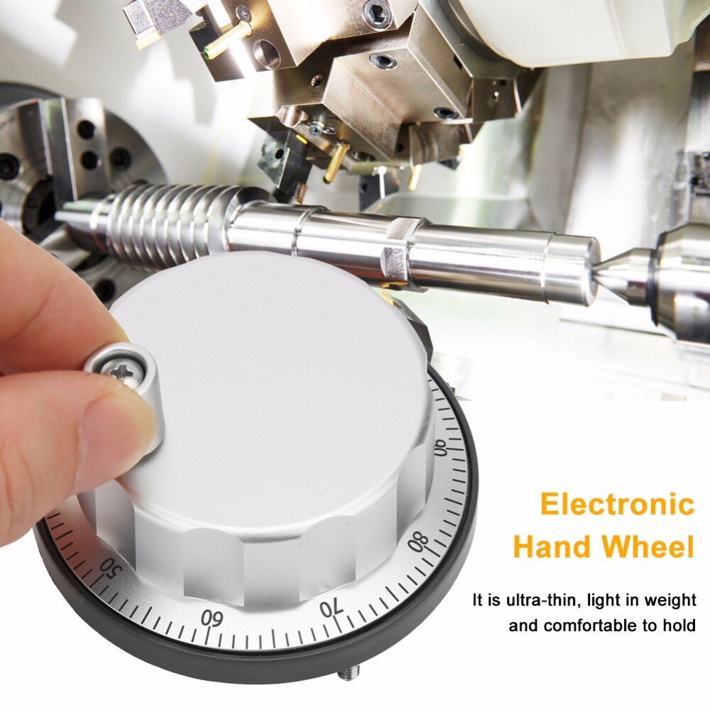 5V Universal Electronic Hand Wheel 100 Manual Pulse Generator CNC Encoder handheld pulse generator used on CNC machine tools