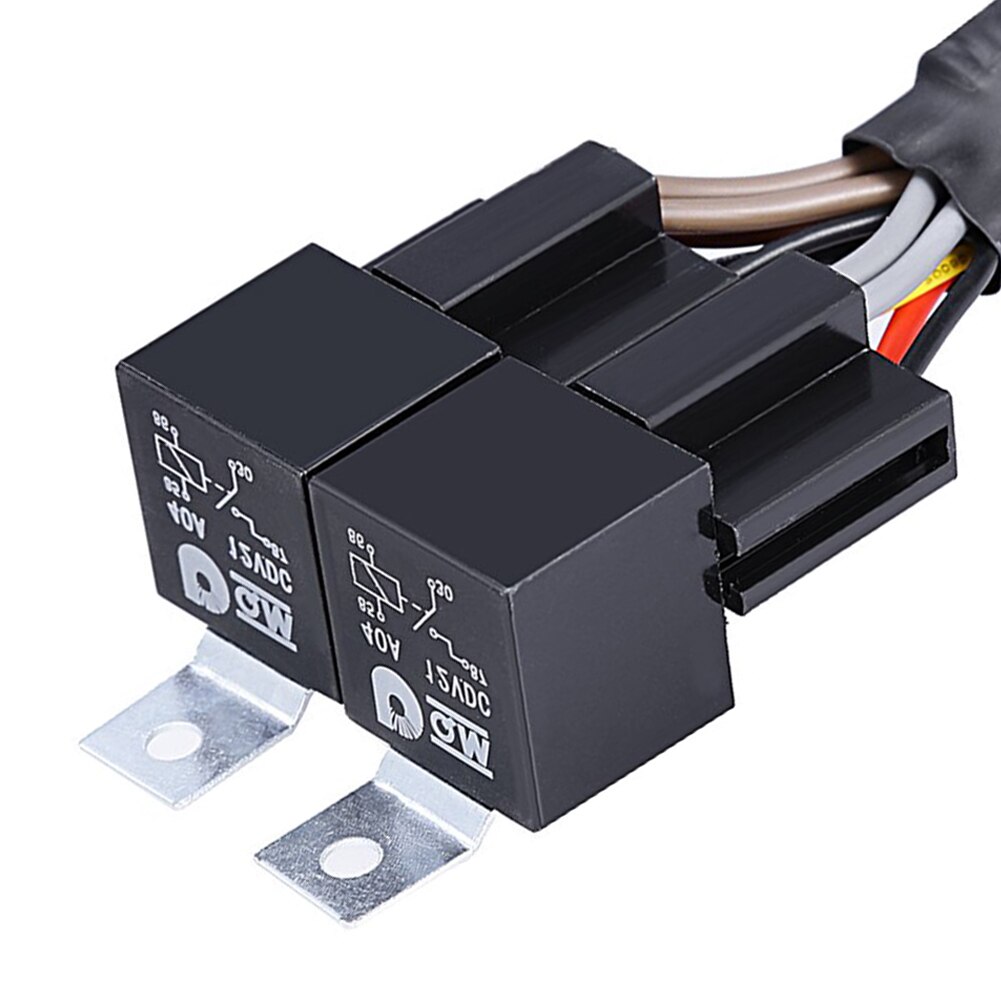 Dual High Low Beam Headlight Relay Wiring Harness – Grandado