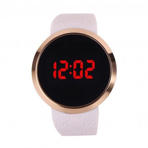 Mode Casual Paar Horloge Unisex Eenvoudige Casual Led Elektronische Touch Screen Digitale Horloge Sport Horloge: 2