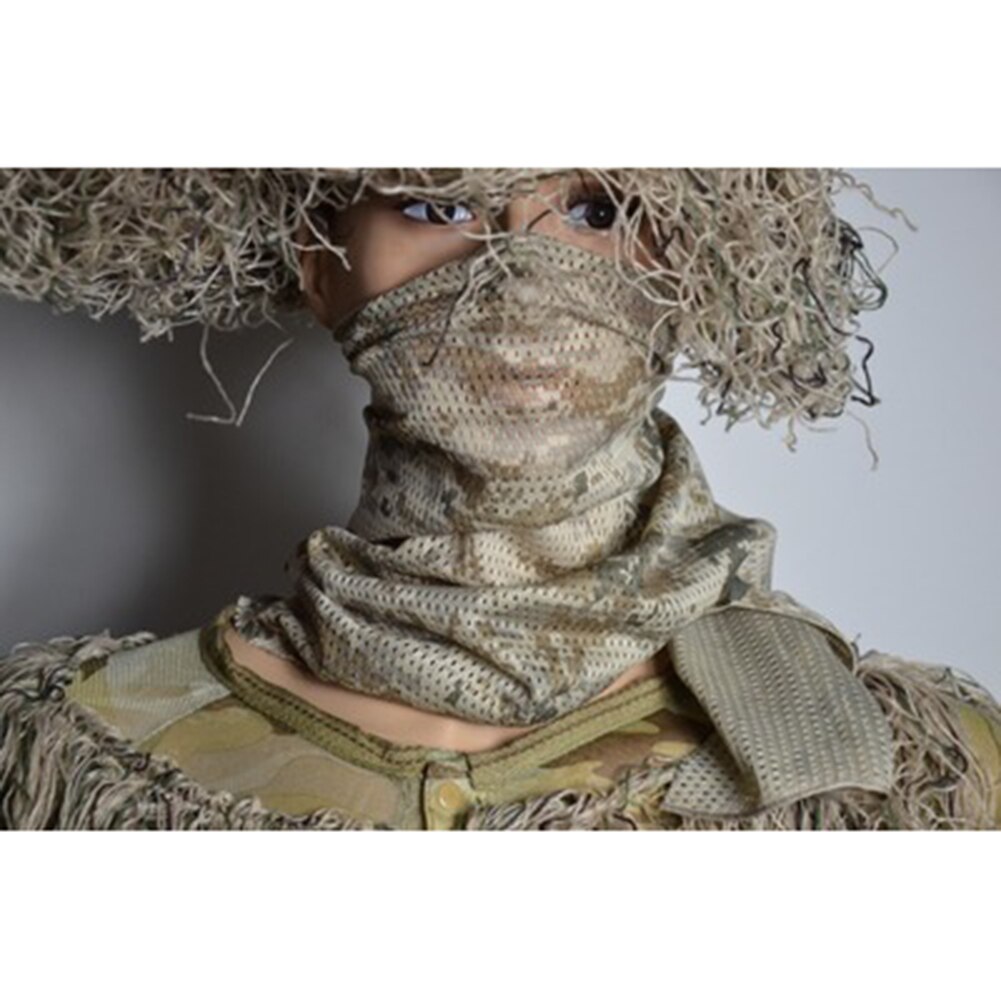 Pañuelo para exterior actividades pañuelo Material de la malla de la cubierta de la cabeza el cuello a prueba de polvo: 14