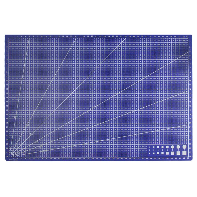 Tapetes de corte de costura de Reversible, alfombrilla de corte de grabado, herramientas manuales hechas a mano, A3/45x30cm, 1 unidad
