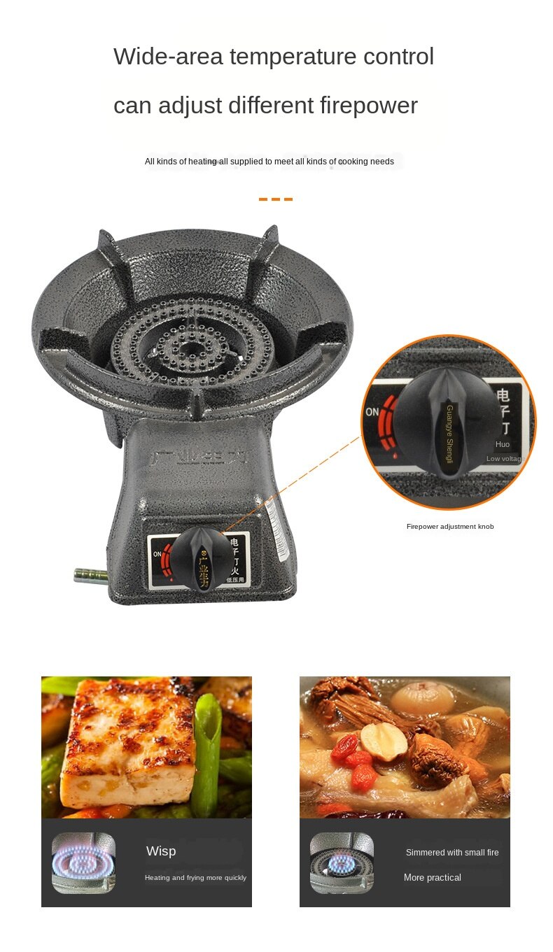 Non-stick cast iron furnace furnace rapid furnace home stove stove.