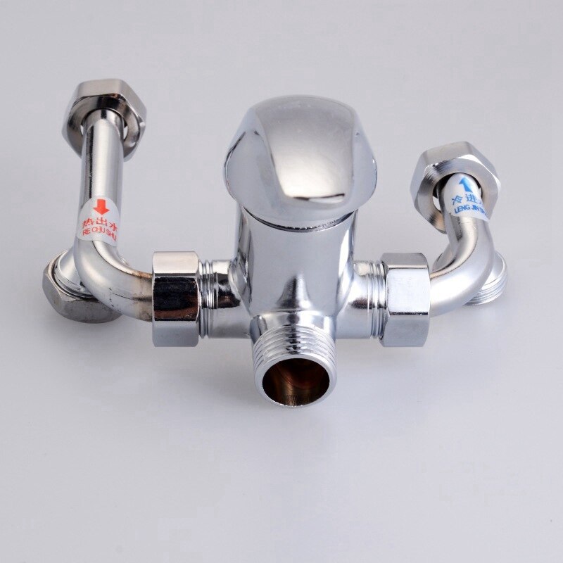 U-Shaped Elbow Electric Water Heater Mixing Valve Ming Mounted Cold Switch Shower Faucet Inlet Tube Accessories