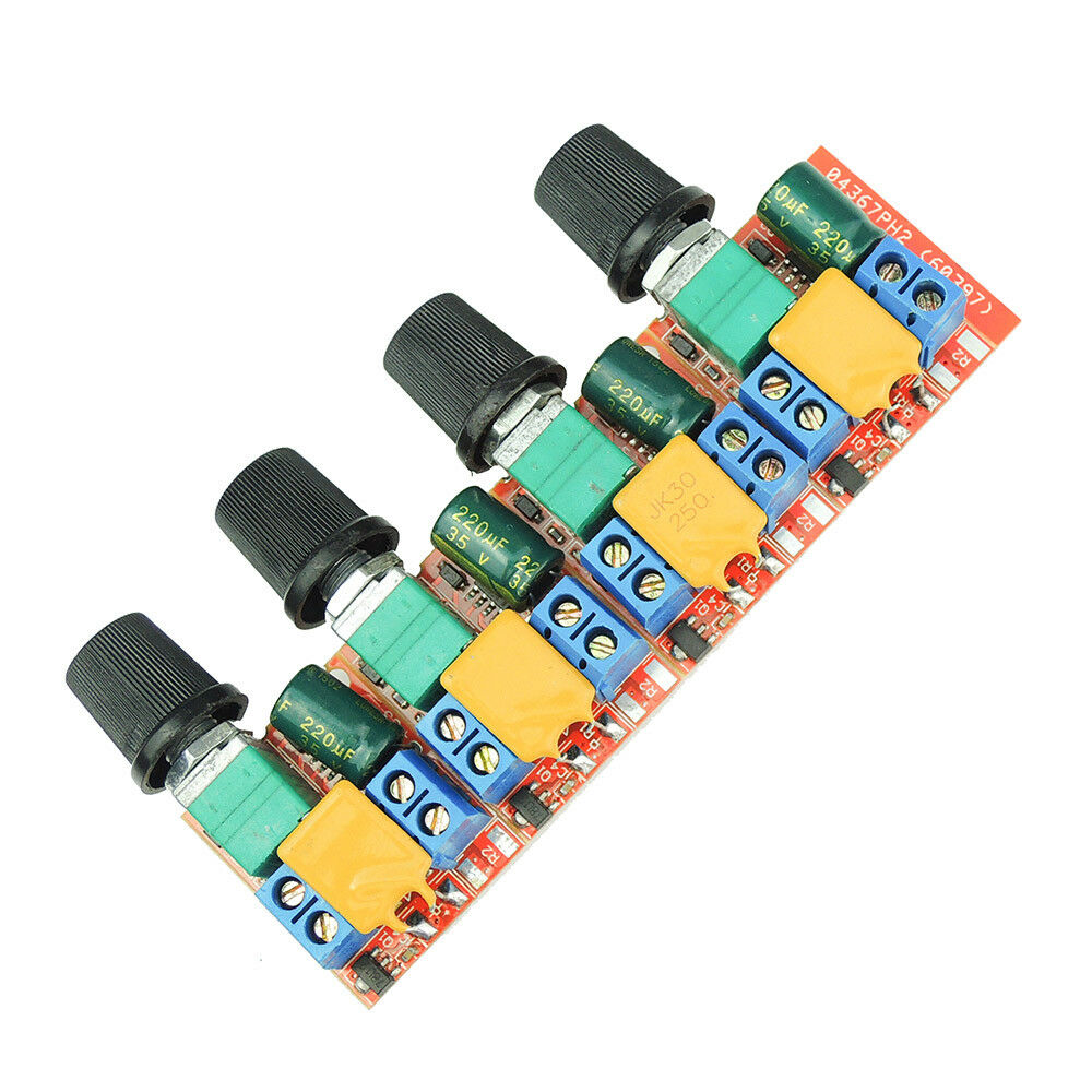 3 uds Mini CC 5A 3 V-35 V Motor PWM controlador de velocidad interruptor de Control de velocidad LED ventilador Dimmer