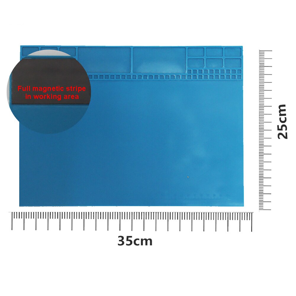 Reparatie Pad Isolatie Hittebestendige Siliconen Soldeerstation Gereedschap Bga Warmte Solderen Mat Esd Mat Onderhoud Platform