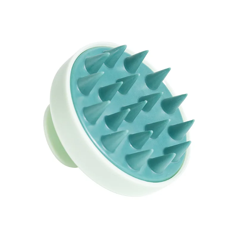 Siliconen Shampoo Hoofdhuid Haar Massager Hoofd Lichaam Hoofdhuid Massage Borstel Kam Haarwaskam Doucheborstel Bad Spa Massageborstel: MULTI