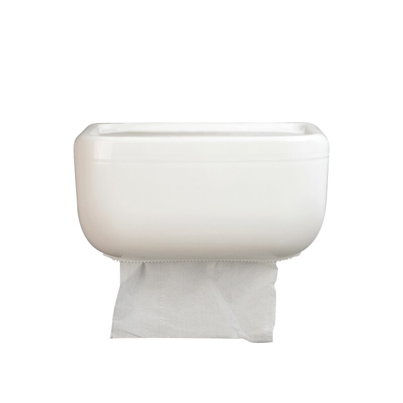 Toilet drawer non perforated toilet waterproof storage box tissue box: M-WHITE