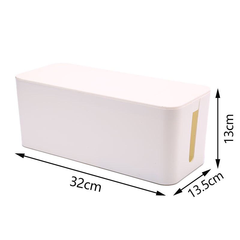 Plastic Wire Storage Box Convenient Removable Cover Cable Tidy Box Power Switch Easy to Heat Emission Junction Box: WT