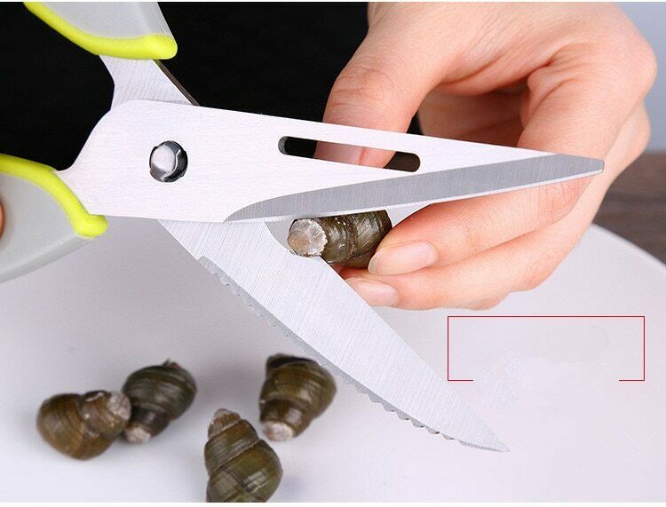 Multi-Function Kitchen Scissors Cutter Knife Board Stainless Steel Kitchen Cut Chicken Bones Food Meat Scissors