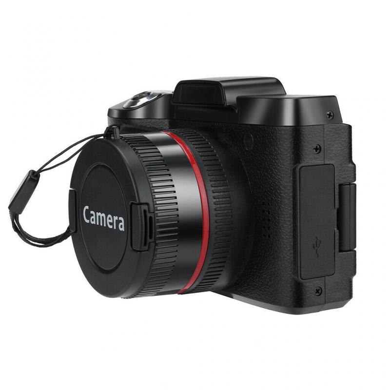 Digitalt slr kamera 2.4 tommer tft lcd skærm  hd 16mp 1080p 16x zoom anti-shake vlogging flip selfie kamera: Default Title