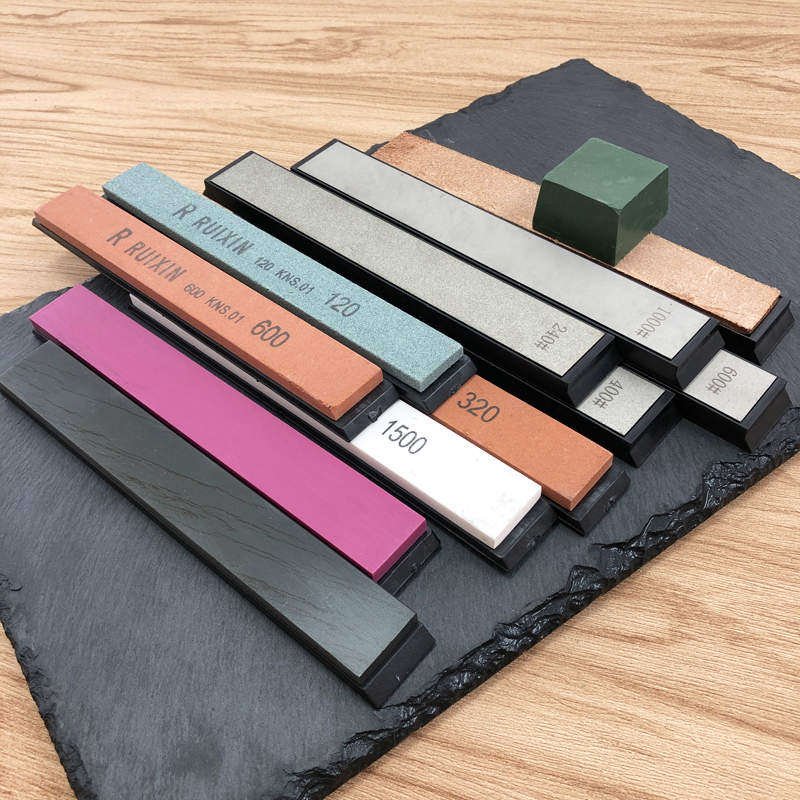 RUIXIN PRO Angle Sharpeners Fixed Knife Sharpener Sharpening System Grit120-10000# Sharpening Stone Aluminum alloy