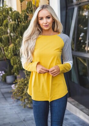 Pregnant Maternity Clothes Nursing Top Breastfeeding Long Sleeve Shirt Size 6-18: Lemon Yellow / XL