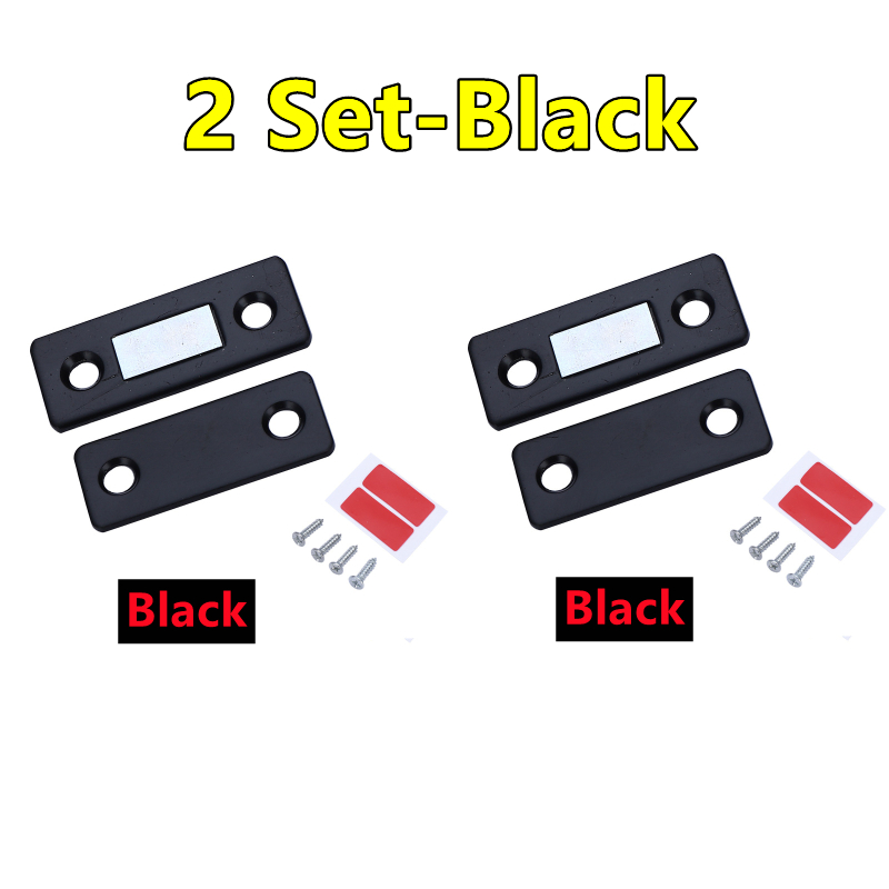 6-1Set Strong Magnetic Cabinet Catches Ultra-Thin Door Magnets Stops Invisible Adhesive Drawer Magnet Catch for Kitchen Closer: Orange