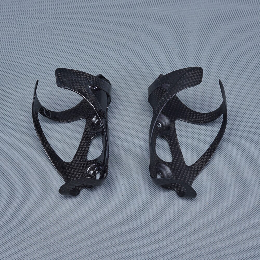 Pełna węgiel fiber rowerowa skrzynka na butelki butelka wody uchwyt na czajniczek wioślarz jazda na rowerze drink stojak 3K błyszczący matowy