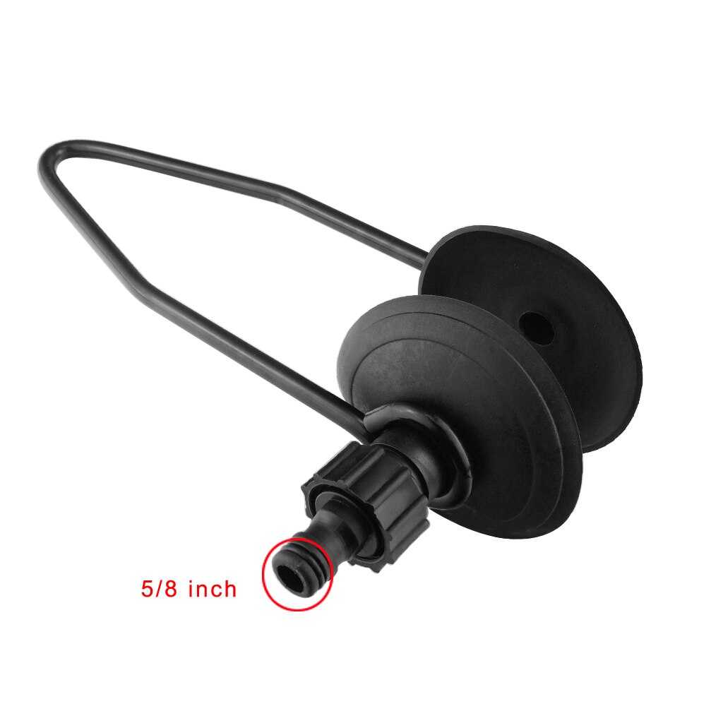 Single Flow Round Muff Motor Flusher Water Flushing Cleaning Tool Universal Fit for Boat Flush Away Sand Salt Outboard