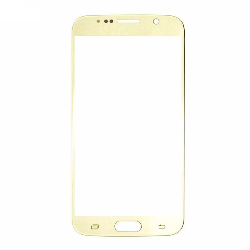 Outer Glass For Samsung Galaxy S6/S6 Edge Front Touch Screen Front Glass Panel Phone Replacement Parts+ Adhesive