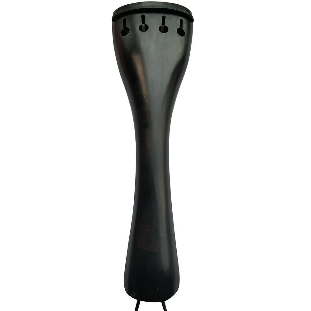 3/4 storlek ebenholts kontrabas upprätt bas tailpiece + endline tailgut tailcord