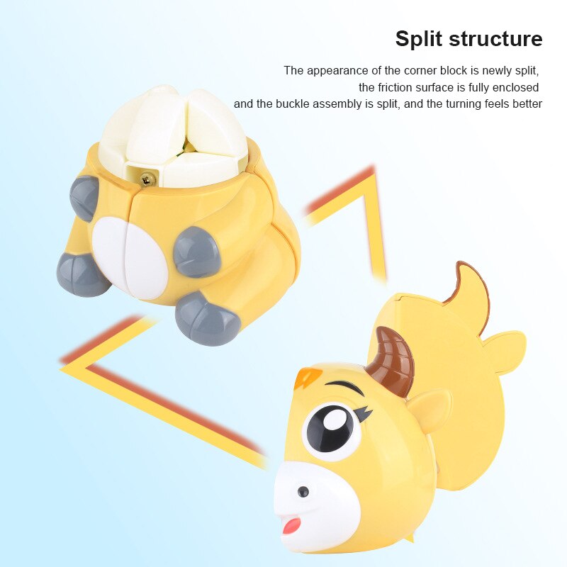 1pcs Science And Education Calf Second Order Square Animal Strange Decompression Christmas Toy Kids For Year